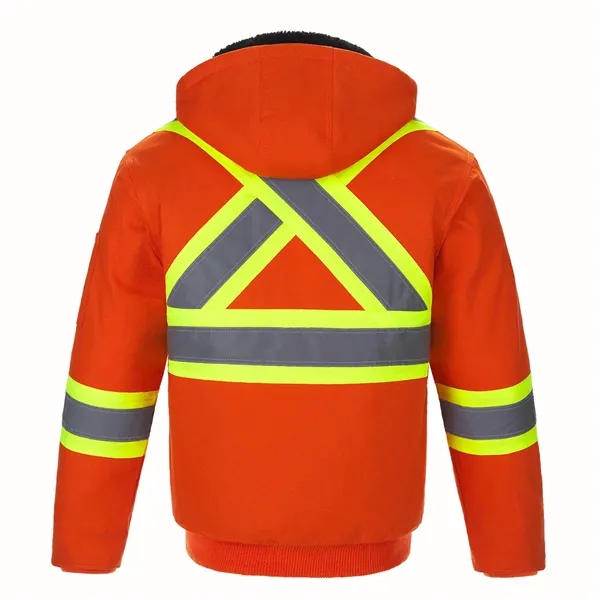 International Men's Hi-Vis Bomber with Sherpa Lining - International Men's Hi-Vis Bomber with Sherpa Lining - Image 1 of 10