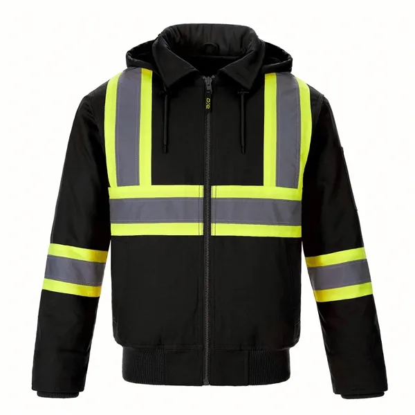International Men's Hi-Vis Bomber with Sherpa Lining - International Men's Hi-Vis Bomber with Sherpa Lining - Image 3 of 10