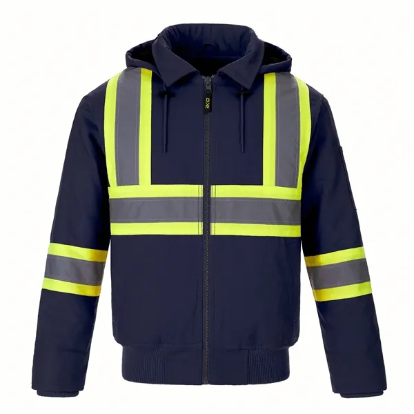 International Men's Hi-Vis Bomber with Sherpa Lining - International Men's Hi-Vis Bomber with Sherpa Lining - Image 5 of 10