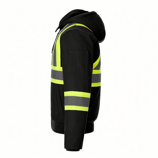 International Men's Hi-Vis Bomber with Sherpa Lining - International Men's Hi-Vis Bomber with Sherpa Lining - Image 6 of 10