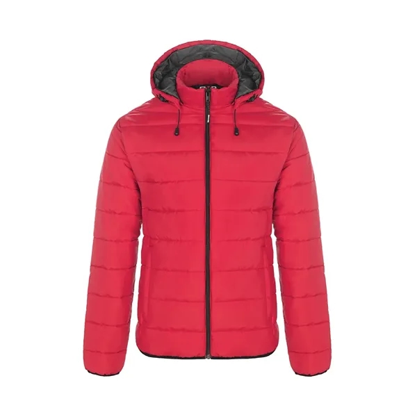 Ladies Glacial Puffy Jacket with Detachable Hood - Ladies Glacial Puffy Jacket with Detachable Hood - Image 3 of 10