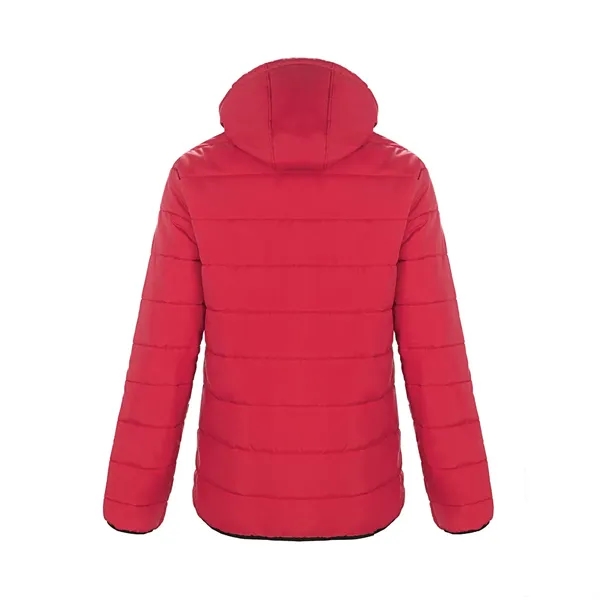 Ladies Glacial Puffy Jacket with Detachable Hood - Ladies Glacial Puffy Jacket with Detachable Hood - Image 8 of 10