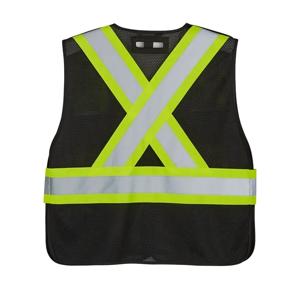 Men's Petrol One Size Hi-Vis Safety Vest - Men's Petrol One Size Hi-Vis Safety Vest - Image 6 of 8