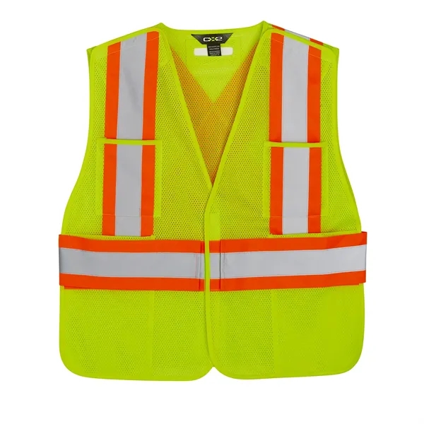 Men's Petrol One Size Hi-Vis Safety Vest - Men's Petrol One Size Hi-Vis Safety Vest - Image 5 of 8