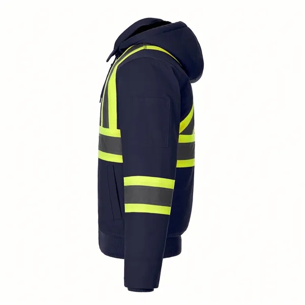 International Men's Hi-Vis Bomber with Sherpa Lining - International Men's Hi-Vis Bomber with Sherpa Lining - Image 8 of 10