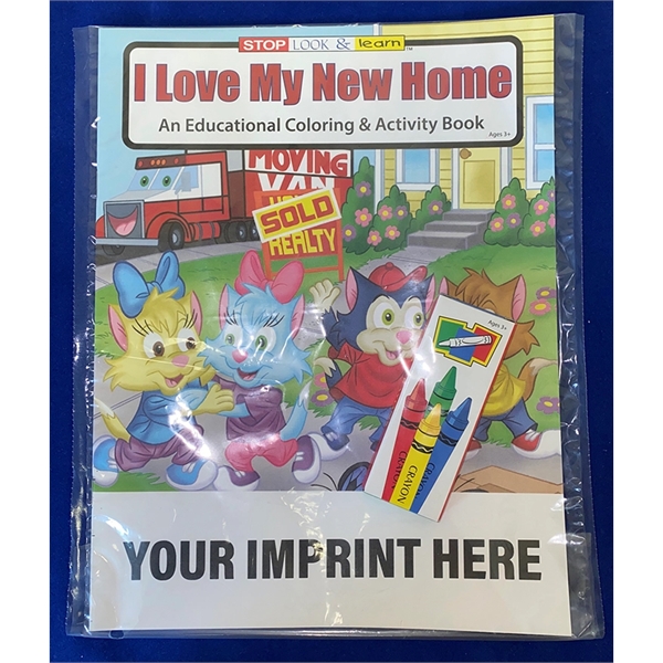I Love My New Home Coloring Book Fun Pack - I Love My New Home Coloring Book Fun Pack - Image 0 of 3