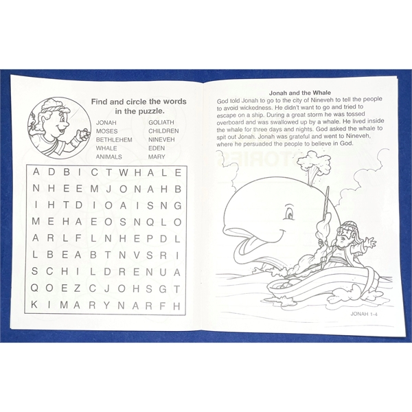 Bible Stories Coloring and Activity Book - Bible Stories Coloring and Activity Book - Image 2 of 2
