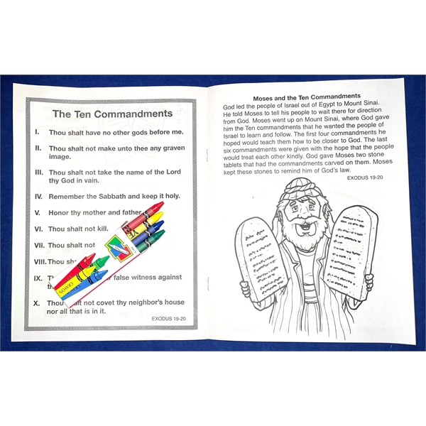Bible Stories Coloring and Activity Book Fun Pack - Bible Stories Coloring and Activity Book Fun Pack - Image 2 of 3