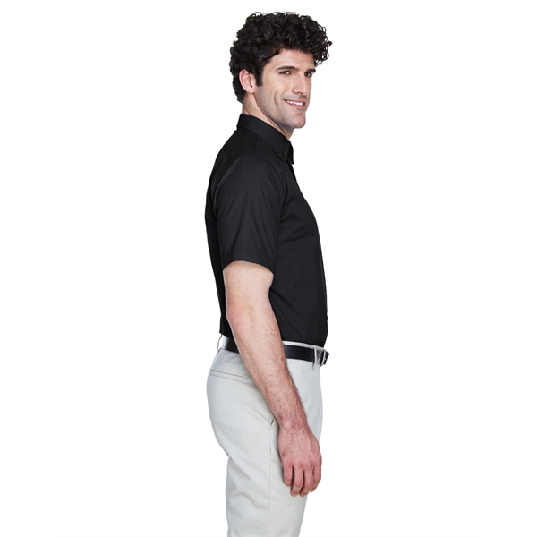 CORE365 Men's Tall Optimum Short-Sleeve Twill Shirt - CORE365 Men's Tall Optimum Short-Sleeve Twill Shirt - Image 2 of 10