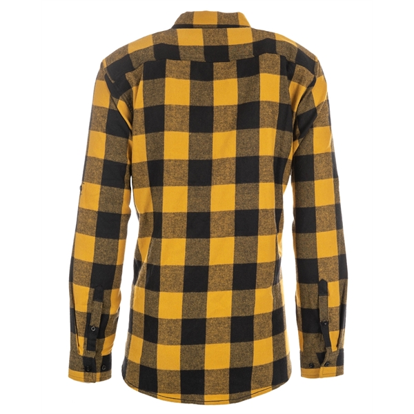 Burnside Men's Plaid Flannel Shirt - Burnside Men's Plaid Flannel Shirt - Image 56 of 138