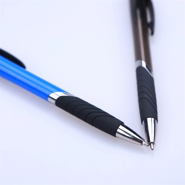 Retractable Ballpoint Pen, Medium Point, 1.0mm, Black Ink - Retractable Ballpoint Pen, Medium Point, 1.0mm, Black Ink - Image 2 of 2