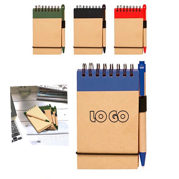 Eco Notebook Jotter With Pen - Eco Notebook Jotter With Pen - Image 0 of 2
