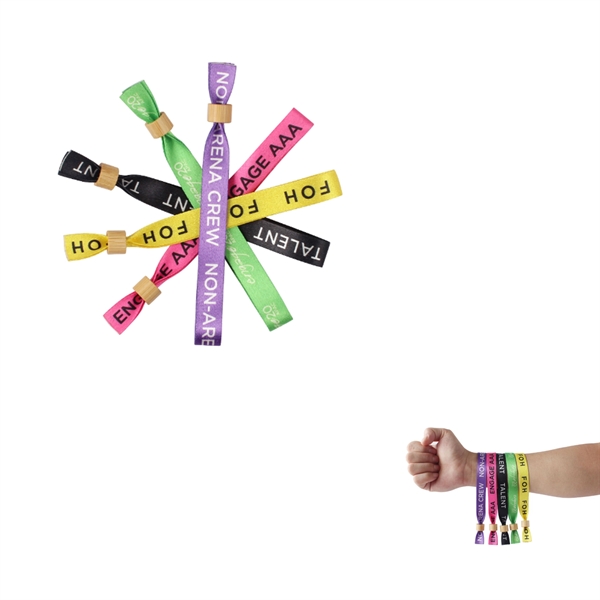 Polyester Wristband With Closure For Event - Polyester Wristband With Closure For Event - Image 0 of 0