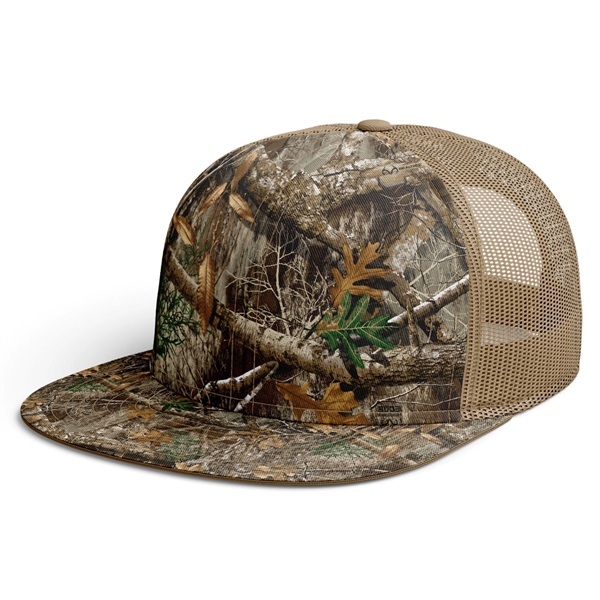 TUF™ Realtree® Flat Bill Trucker Hat Camo Mesh Caps - TUF™ Realtree® Flat Bill Trucker Hat Camo Mesh Caps - Image 0 of 11