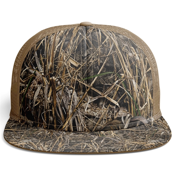 TUF™ Realtree® Flat Bill Trucker Hat Camo Mesh Caps - TUF™ Realtree® Flat Bill Trucker Hat Camo Mesh Caps - Image 6 of 11