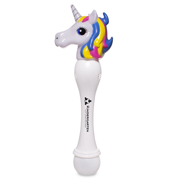 LED Unicorn Bubble Wand - LED Unicorn Bubble Wand - Image 6 of 11