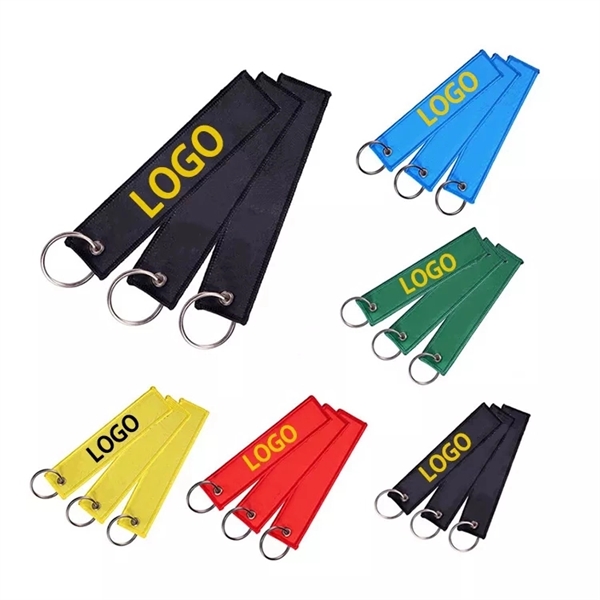 Embroidered Flight Keytag - Embroidered Flight Keytag - Image 1 of 10