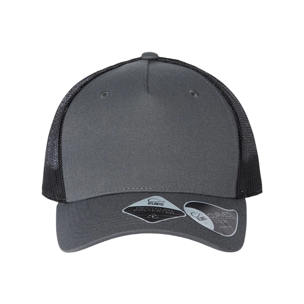 Atlantis Headwear Sustainable Five-Panel Trucker Cap - Atlantis Headwear Sustainable Five-Panel Trucker Cap - Image 16 of 27