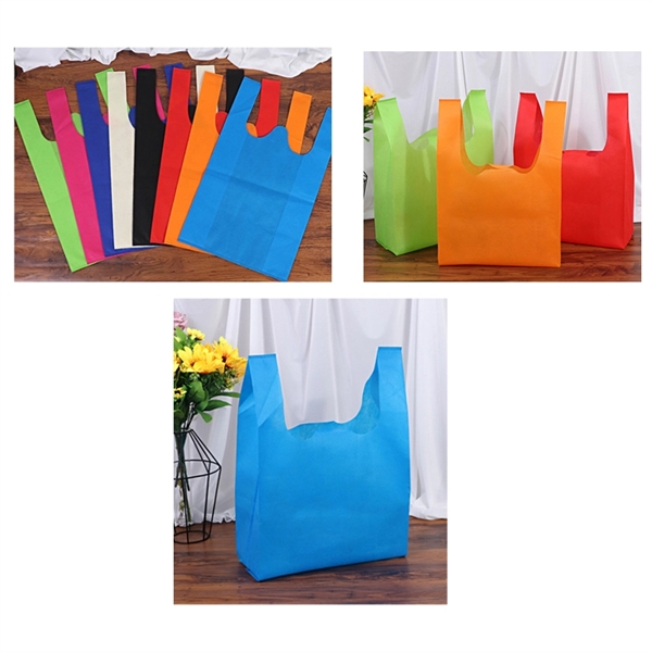 Vest Style Non-Woven ToteBag Grocery bag - Vest Style Non-Woven ToteBag Grocery bag - Image 4 of 4