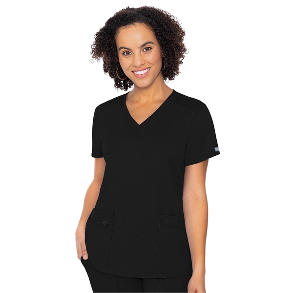 Med Couture - MC Touch - Women's 4-Pocket Knit Back Top - Med Couture - MC Touch - Women's 4-Pocket Knit Back Top - Image 0 of 7
