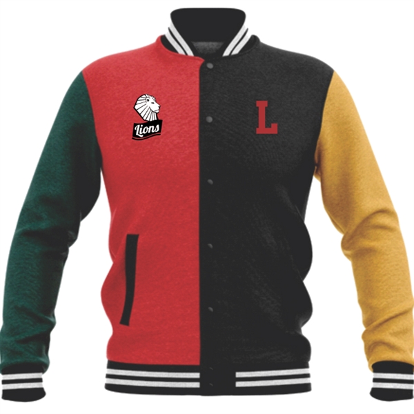 Youth Sublimated Elite Varsity Jacket - Youth Sublimated Elite Varsity Jacket - Image 1 of 3