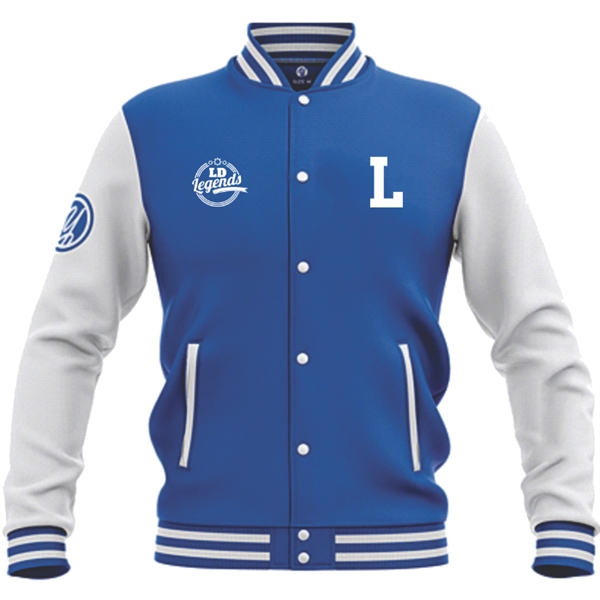 Youth Sublimated Elite Varsity Jacket - Youth Sublimated Elite Varsity Jacket - Image 3 of 3