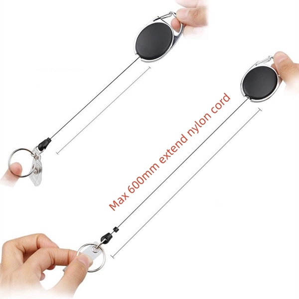 Retractable Badge Holders With Back Clip - Retractable Badge Holders With Back Clip - Image 2 of 5