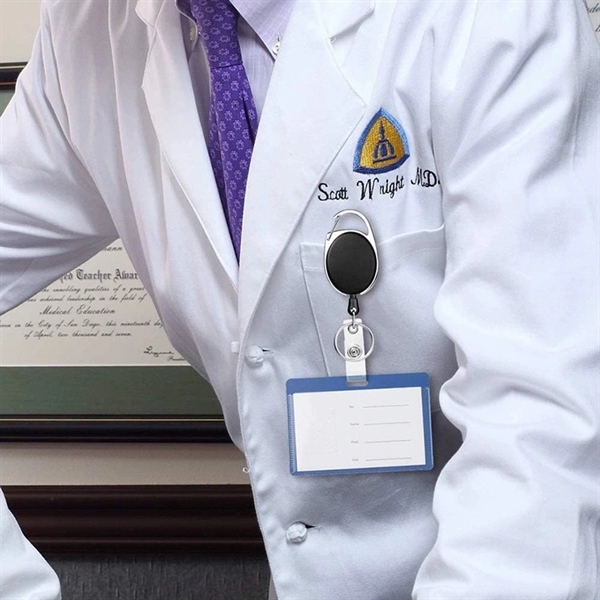 Retractable Badge Holders With Back Clip - Retractable Badge Holders With Back Clip - Image 3 of 5