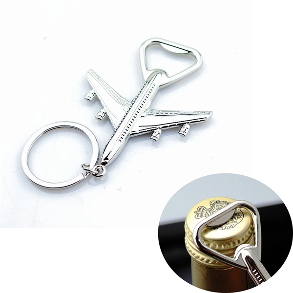 Metal Bottle Opener Plane Key chain - Metal Bottle Opener Plane Key chain - Image 0 of 0