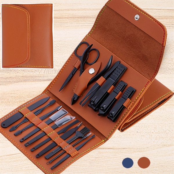 16 Pcs Pedicure Kit Nail Clipper Set - 16 Pcs Pedicure Kit Nail Clipper Set - Image 0 of 5