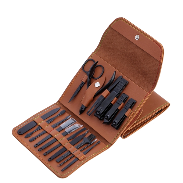 16 Pcs Pedicure Kit Nail Clipper Set - 16 Pcs Pedicure Kit Nail Clipper Set - Image 3 of 5