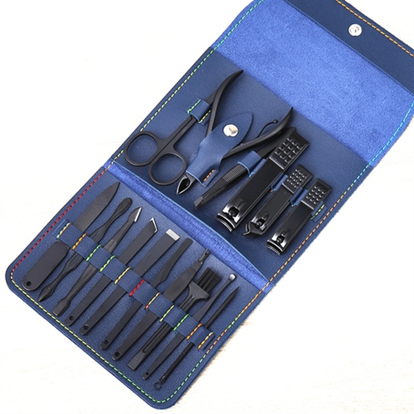 16 Pcs Pedicure Kit Nail Clipper Set - 16 Pcs Pedicure Kit Nail Clipper Set - Image 4 of 5