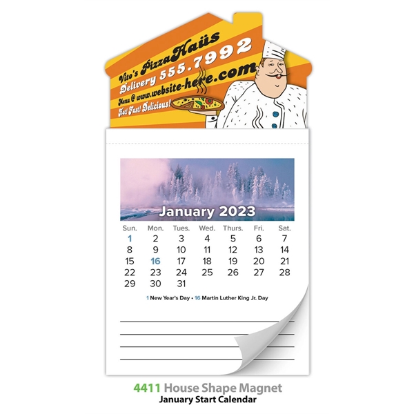Magna-Cal House Magnet Standard Calendar - Jan 2021 - Magna-Cal House Magnet Standard Calendar - Jan 2021 - Image 0 of 1