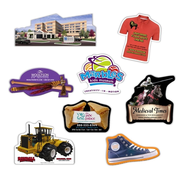 16 Sq Custom Corners Flat Flexible Magnet