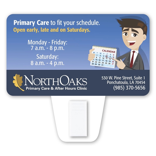 Magnet w/ Clip Business Card - Magnet w/ Clip Business Card - Image 0 of 0