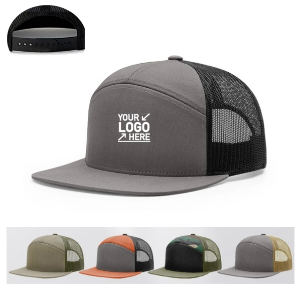 7 Panel Trucker Cap, Hat - 7 Panel Trucker Cap, Hat - Image 0 of 0