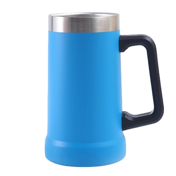 24 oz Classic Insulated Beer Stein Party Mug Tumbler - 24 oz Classic Insulated Beer Stein Party Mug Tumbler - Image 1 of 4