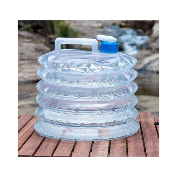 Outdoor Folding Bucket with Faucet - Outdoor Folding Bucket with Faucet - Image 3 of 4