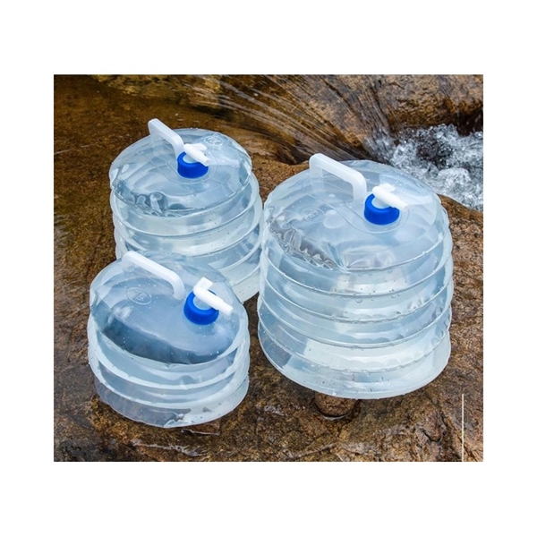 Outdoor Folding Bucket with Faucet - Outdoor Folding Bucket with Faucet - Image 4 of 4