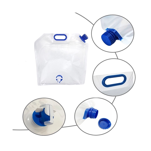 Folding Water Bag with Valve - Folding Water Bag with Valve - Image 3 of 3