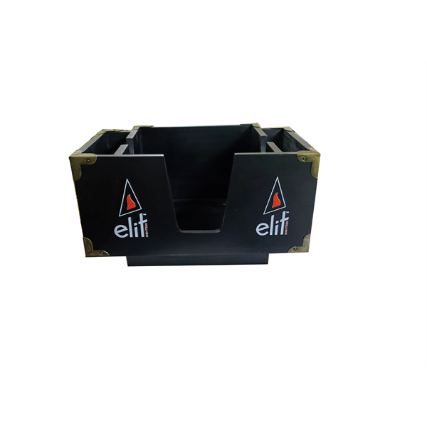 Wood Napkin Caddy,3 compartment - Wood Napkin Caddy,3 compartment - Image 0 of 0