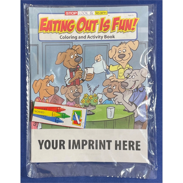 Eating Out Is Fun Coloring and Activity Book Fun-Pack - Eating Out Is Fun Coloring and Activity Book Fun-Pack - Image 0 of 3