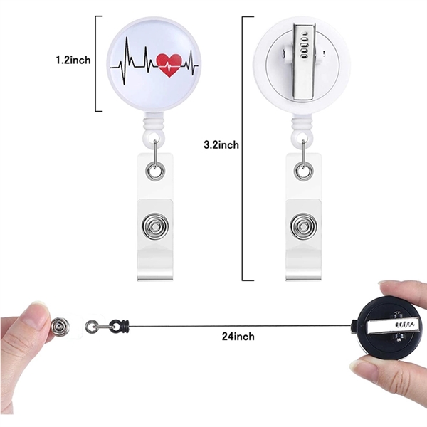 Retractable Badge Reel for Doctors and Nurses - Retractable Badge Reel for Doctors and Nurses - Image 1 of 3