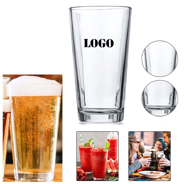 16 Oz. Custom Clear Glass Party Cups - 16 Oz. Custom Clear Glass Party Cups - Image 0 of 0