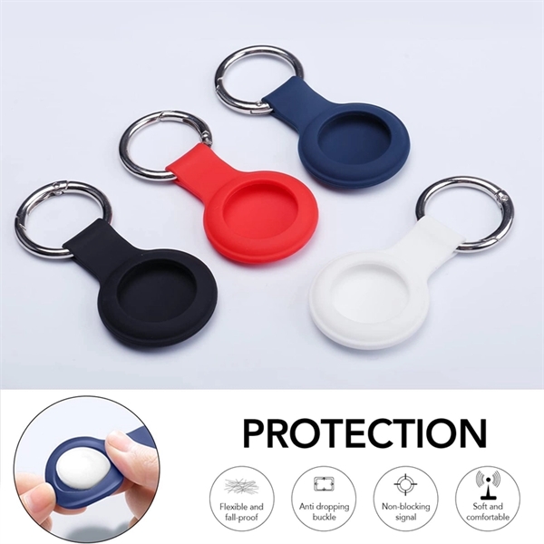 Air Tag Silicone Finder Tracker Case With Keyring - Air Tag Silicone Finder Tracker Case With Keyring - Image 7 of 7