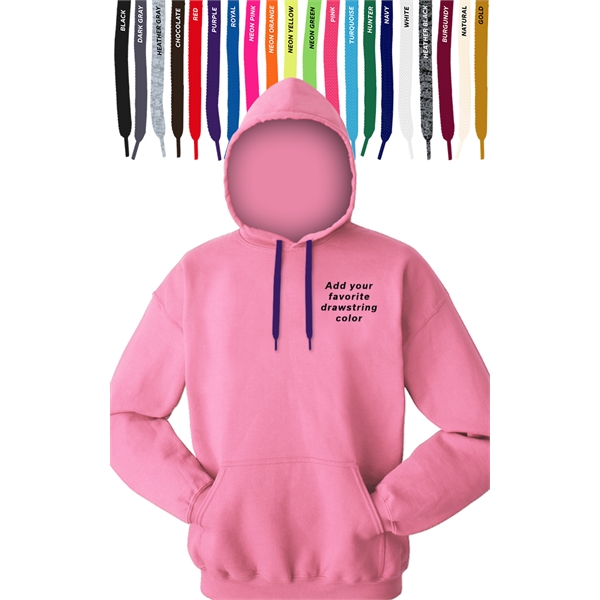 Custom Drawstring Pullover Hoodie - Custom Drawstring Pullover Hoodie - Image 9 of 13