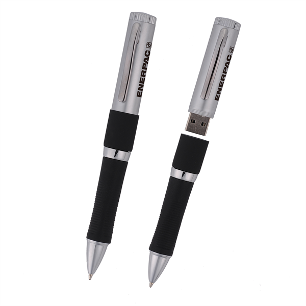 New Lenox Business Class USB Pen with Soft Grip - New Lenox Business Class USB Pen with Soft Grip - Image 0 of 3