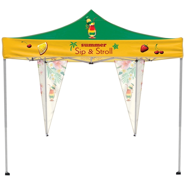 10' Premium Tent Corner Banner Set - 10' Premium Tent Corner Banner Set - Image 5 of 12