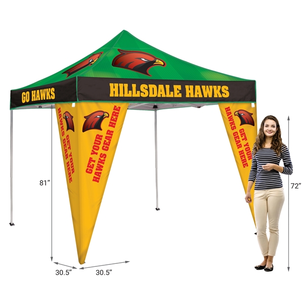 10' Premium Tent Corner Banner Set - 10' Premium Tent Corner Banner Set - Image 6 of 12