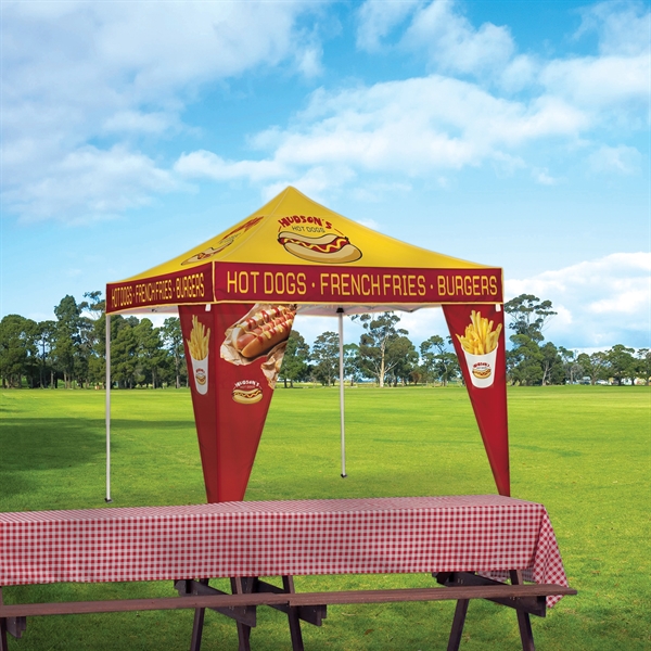 10' Premium Tent Corner Banner Set - 10' Premium Tent Corner Banner Set - Image 7 of 12